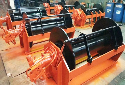 Hydraulic Winch Used for Construction Vehicles